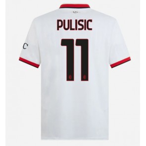 AC Milan Christian Pulisic #11 Bortatröja 2024-25 Kortärmad